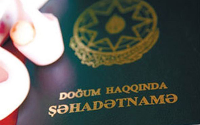 Doğum və ölüm haqqında elektron şəhadətnamələr veriləcək