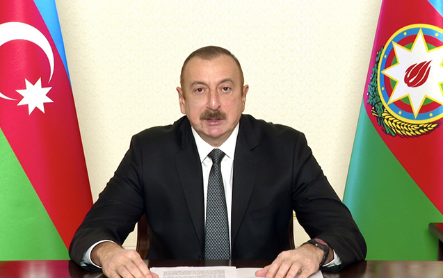 Prezident xüsusi sessiyada çıxış etdi