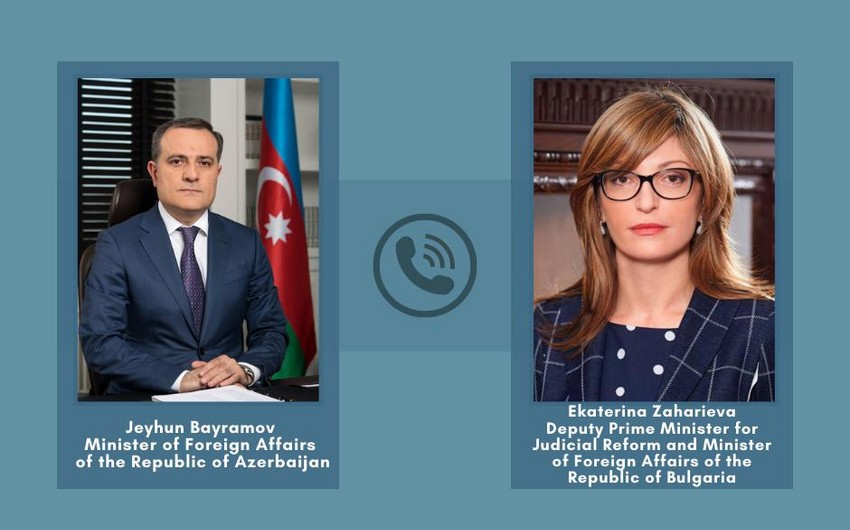 Ceyhun Bayramov bolqar həmkarı ilə telefonla danışdı