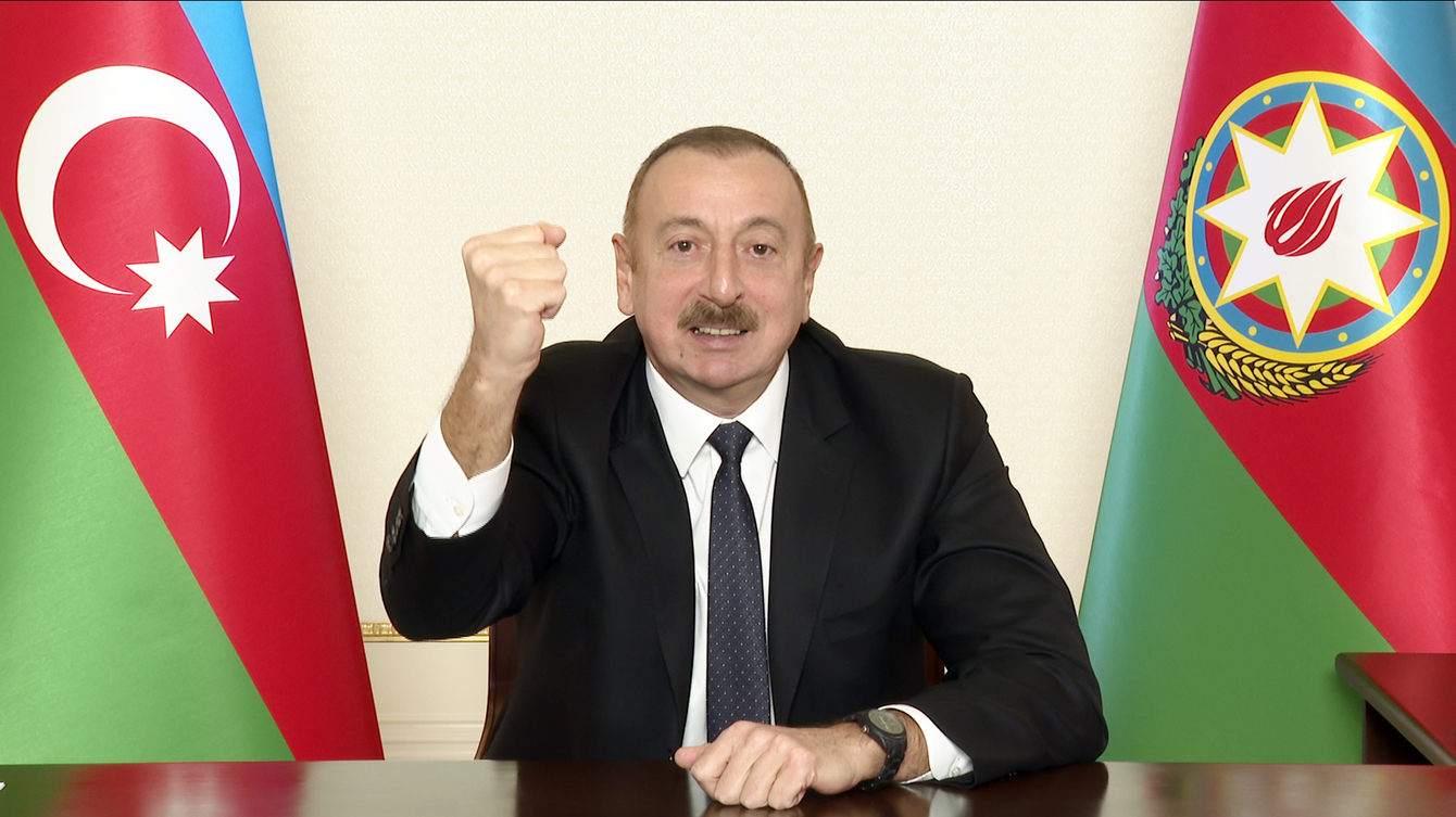 "Laçında Azərbaycan Himni oxundu və Şanlı Bayrağımız dalğalandı"