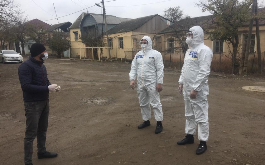Gəncədə evdən icazəsiz çıxan koronavirus xəstələri saxlanıldı