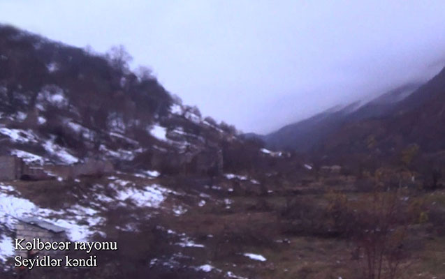 Kəlbəcərin Seyidlər kəndindən görüntülər - Video