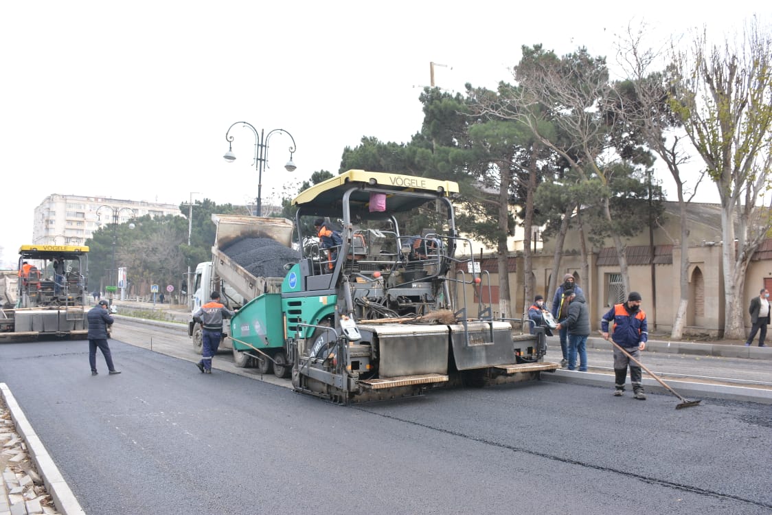Xırdalanda daha bir küçə əsaslı şəkildə yenidən qurulur - FOTO