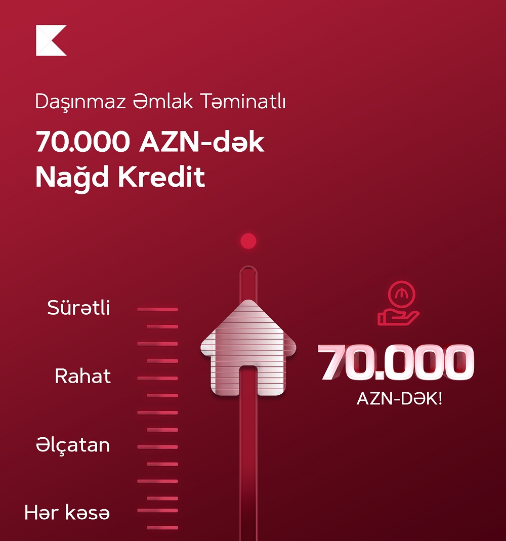 Kapital Bank sərfəli şərtlərlə daşınmaz əmlak təminatlı nağd pul krediti təklif edir