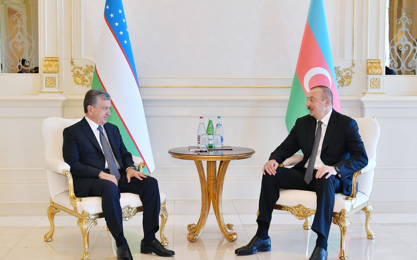 Şavkat Mirziyoyev İlham Əliyevi təbrik etdi