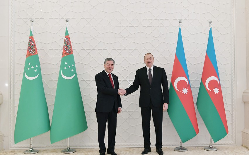 Qurbanqulu Berdiməhəmmədov İlham Əliyevi təbrik edib