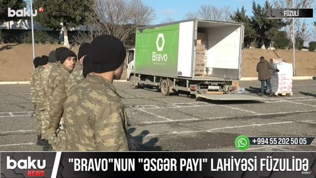 “Bravo”nun əsgər payı layihəsi bu dəfə Füzulidə - VİDEO
