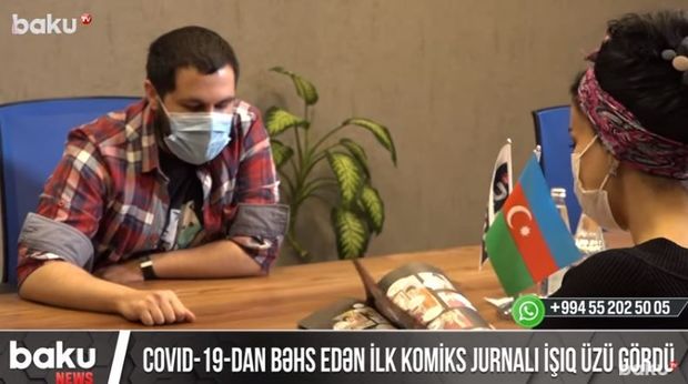 “Global Media Group” COVID-19-dan bəhs edən ilk komiks jurnalı nəşr etdi - VİDEO