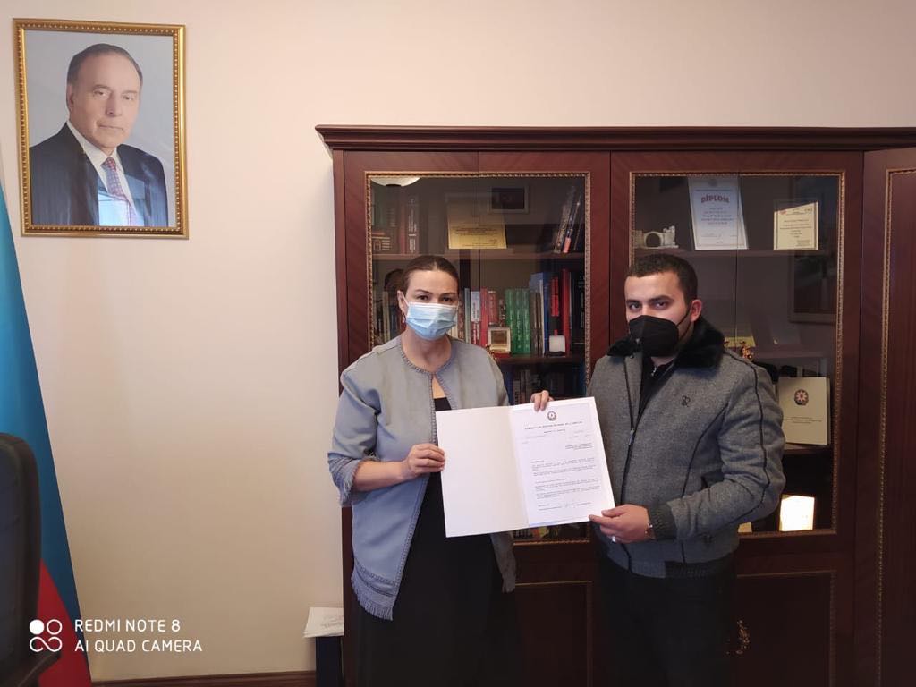 Qənirə Paşayeva Xudayar Yusifzadənin qardaşı ilə görüşdü