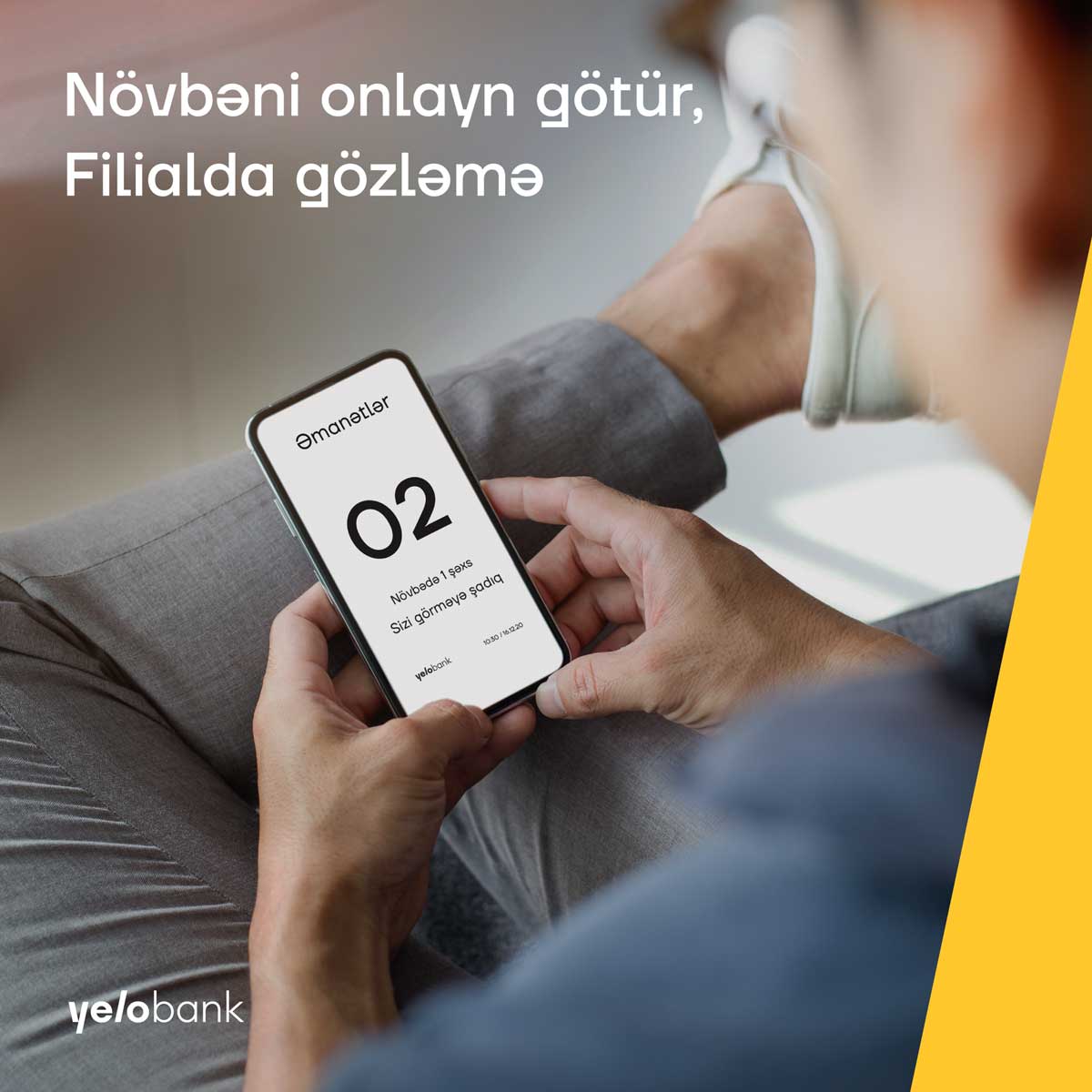 Yelo Bankdan yeni onlayn növbə xidməti