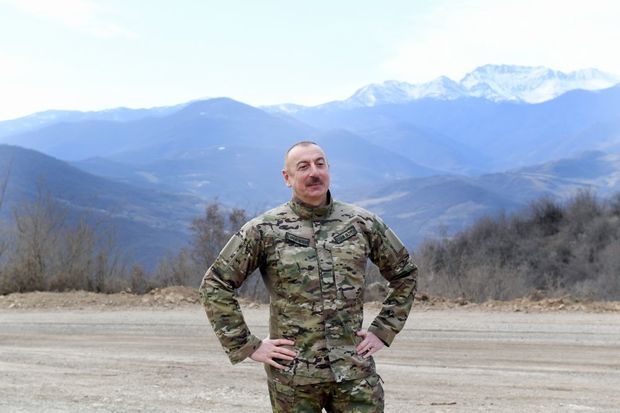 Prezident: "Bu kənd uğrunda da şiddətli döyüşlər gedib"