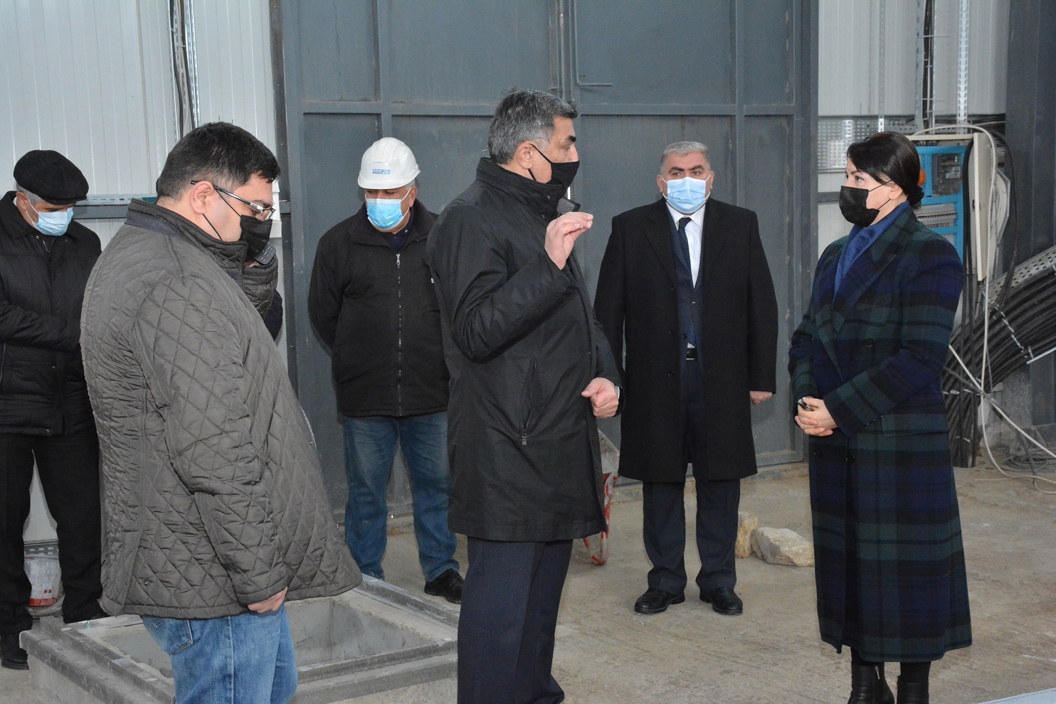 Xırdalanda yeni inşa edilən nasos stansiyasına baxış keçirilib - FOTOLAR