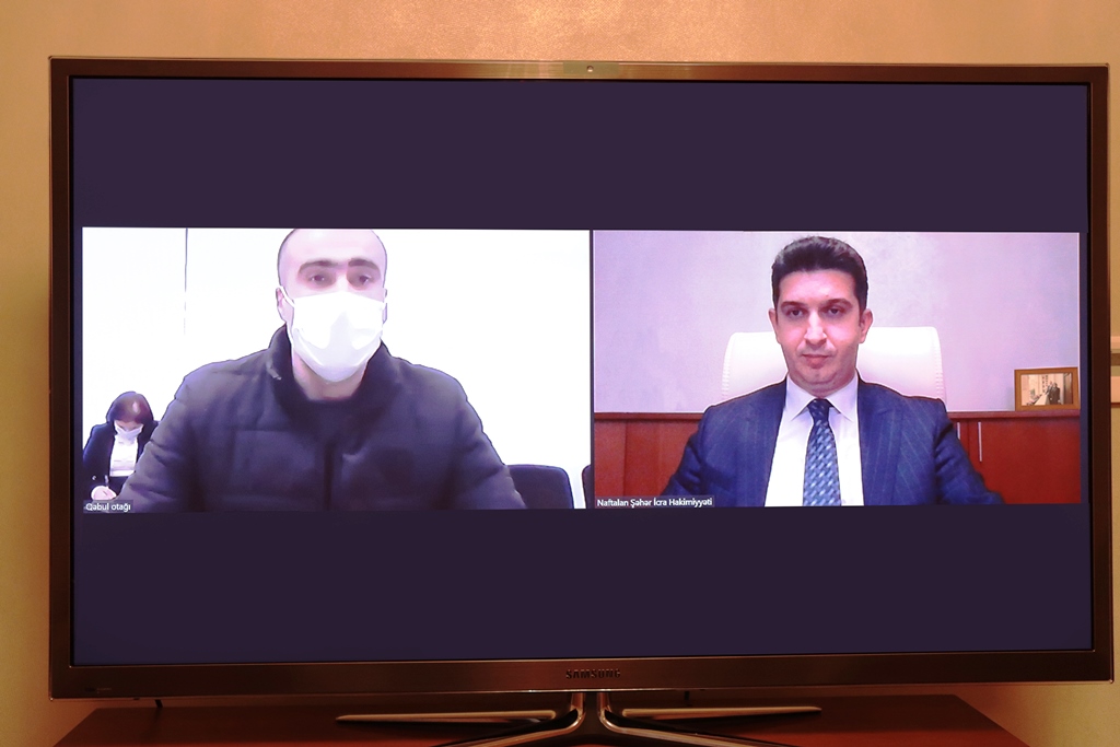 Naftalanda vətəndaşların onlayn qəbulu keçirilib
