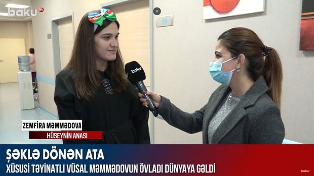 Daha bir şəhidimizin övladı dünyaya gəldi - VİDEO
