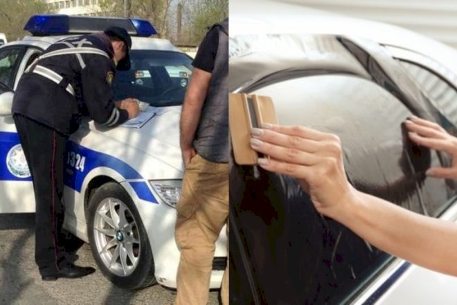 Avtomobillərdə pərdə, jalüz və "plyonka" ilə bağlı qanun dəyişir