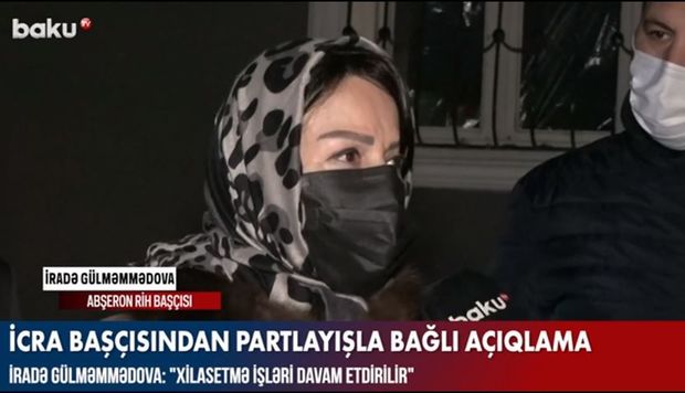 İcra başçısından partlayışla bağlı açıqlama - VİDEO