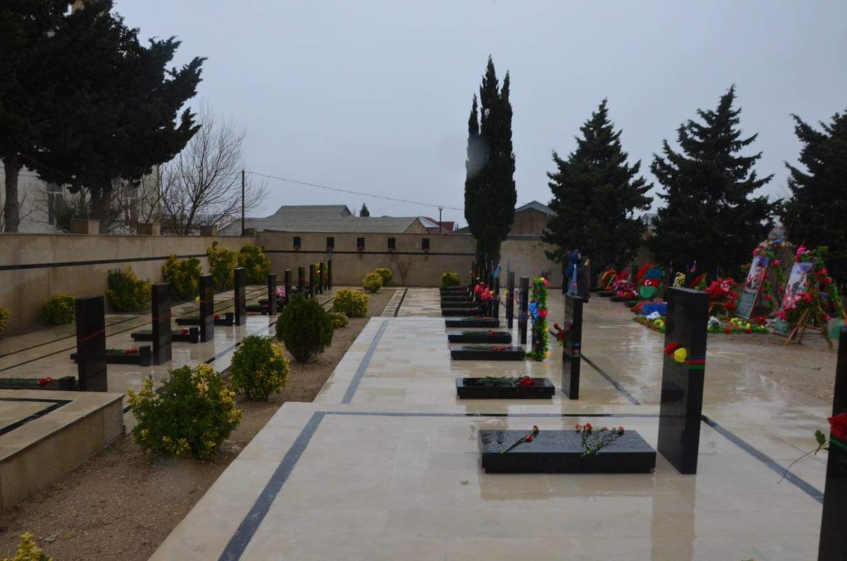 Qaradağda dəfn olunmuş şəhidlərimizin nəşi Şəhidlər Xiyabanına köçürüldü