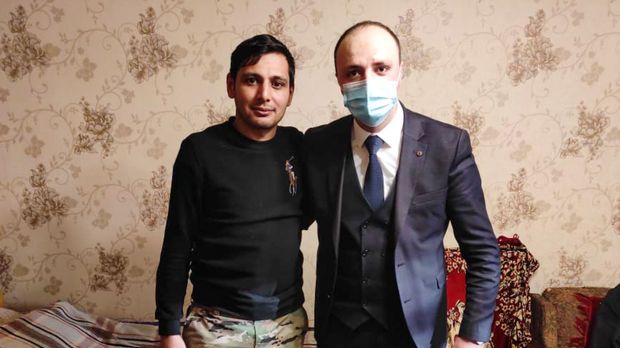 Nazirlik əməkdaşları Bayram Kərimovu ziyarət etdi