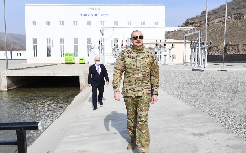 Prezident: "Şuşada elektrik yarımstansiyası inşa edilir"