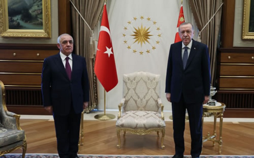 Əli Əsədov Ərdoğanla görüşüb