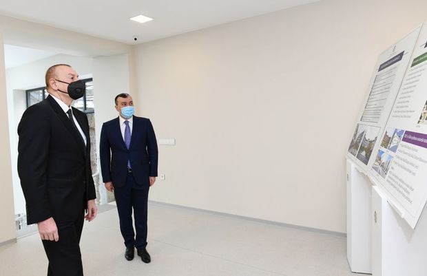 İlham Əliyev Şağan Reabilitasiya Pansionatının açılışında - FOTO