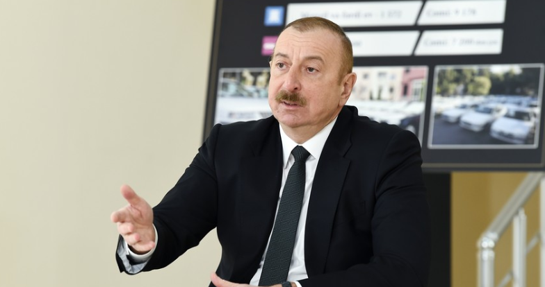 İlham Əliyev: "Bizdə olan məlumata görə, təqribən 6-7 min işğalçı məhv edilib"