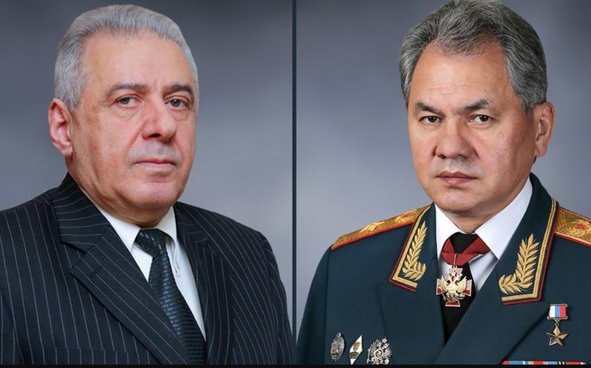 Rusiya və Ermənistan müdafiə nazirləri arasında telefon danışığı olub