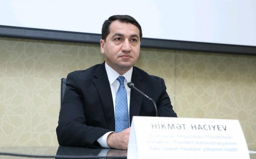 Hikmət Hacıyev İsrailə təşəkkür etdi: "Bir həyatı xilas edən bütün dünyanı xilas edir"