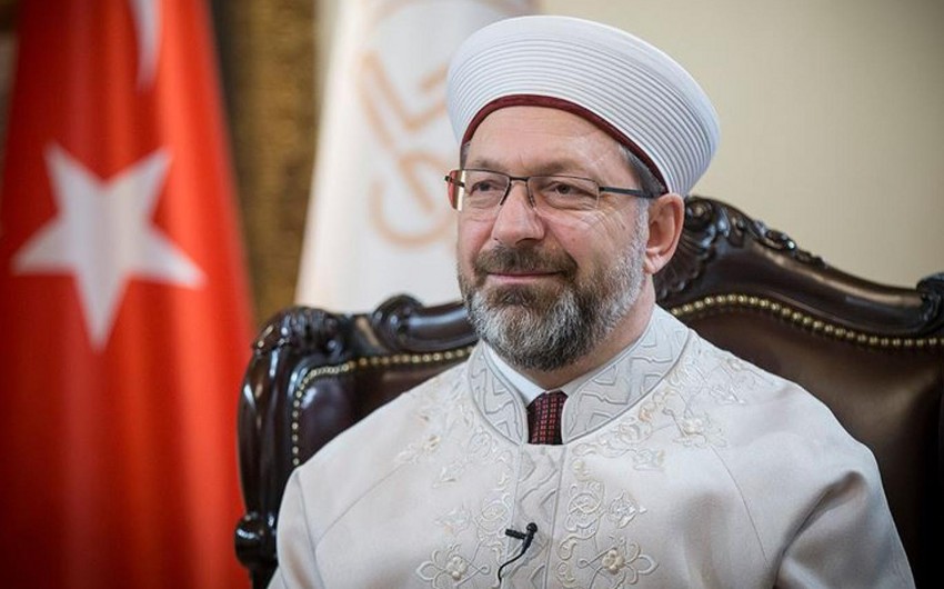Türkiyənin Dini İşlər İdarəsinin sədri koronavirusa yoluxub