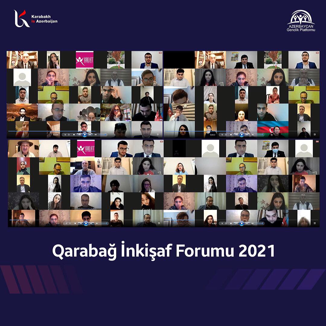 "Qarabağ İnkişaf Forumu - 2021" baş tutdu