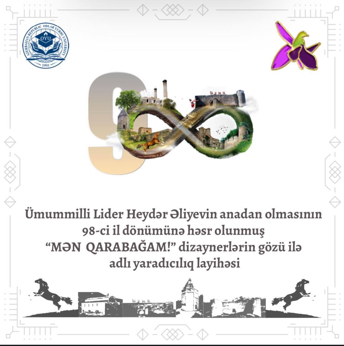 “Mən Qarabağam!” dizaynerlərin gözü ilə adlı yaradıcılıq layihəsinə start verildi