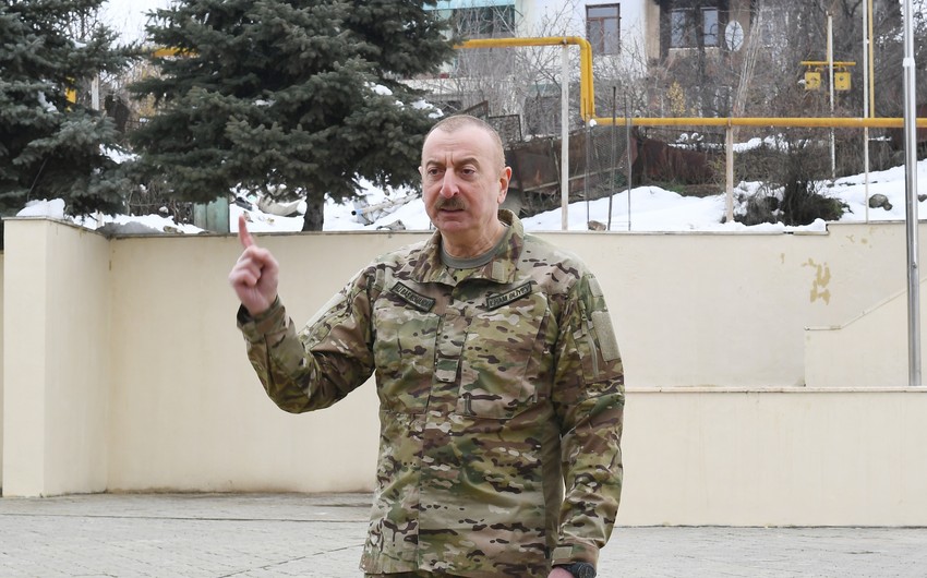 İlham Əliyev: "Müharibə zamanı mülki erməni əhali arasında itkilər kifayət qədər az idi"