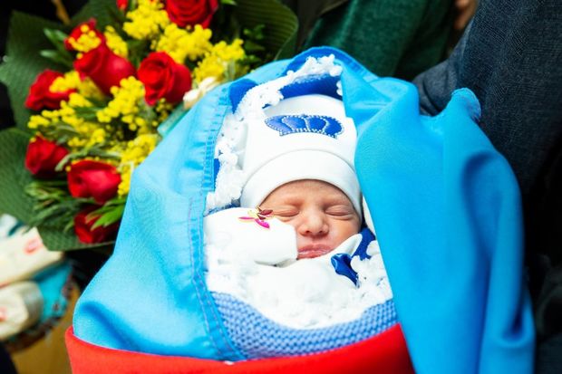 Daha bir şəhidimizin övladı dünyaya gəldi - FOTO