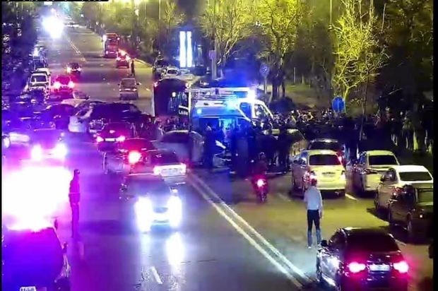 Bakıda ağır yol nəqliyyat hadisəsi baş verib - FOTO