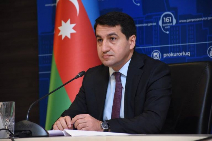 “Ermənistan Azərbaycan xalqından üzr istəməlidir” - Hikmət Hacıyev
