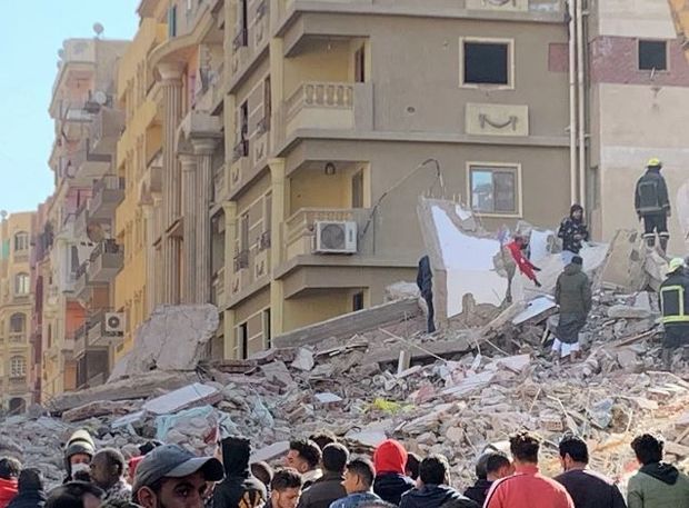 Misirdə yaşayış binasının uçması nəticəsində ölənlərin sayı 25-ə çatıb