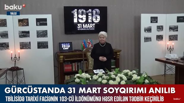 Gürcüstanda azərbaycanlıların soyqırımı günü anılıb – VİDEO