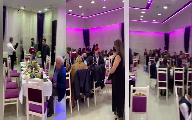 Xırdalanda şadlıq evində toy edənlər saxlanıldı