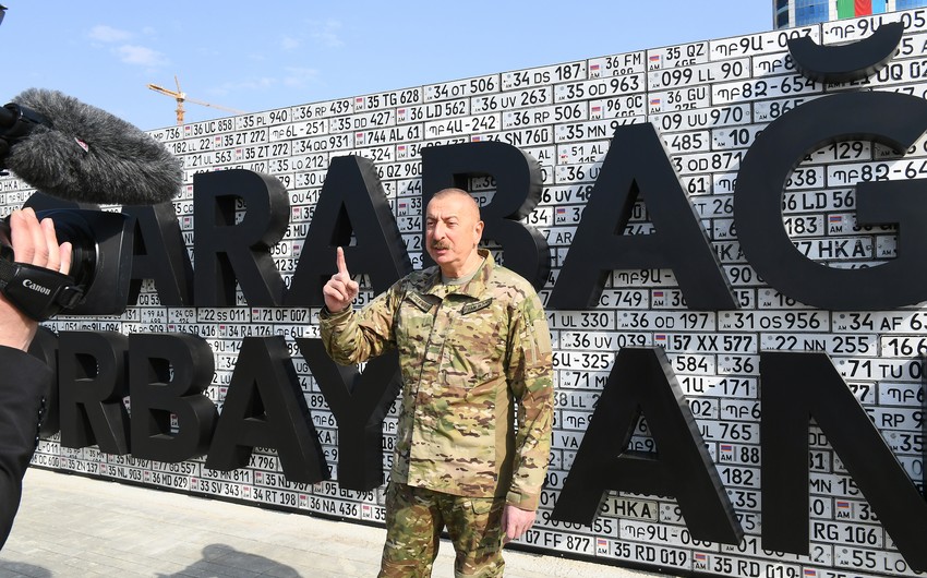 Azərbaycan Prezidenti: "Ermənistandan fərqli olaraq 5 milyard dolları heç kim hədiyyə eləməyib"