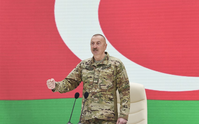 Azərbaycan Prezidenti: “Ermənistan intiqam almağa çalışsa, tamamilə məhv olacaq”