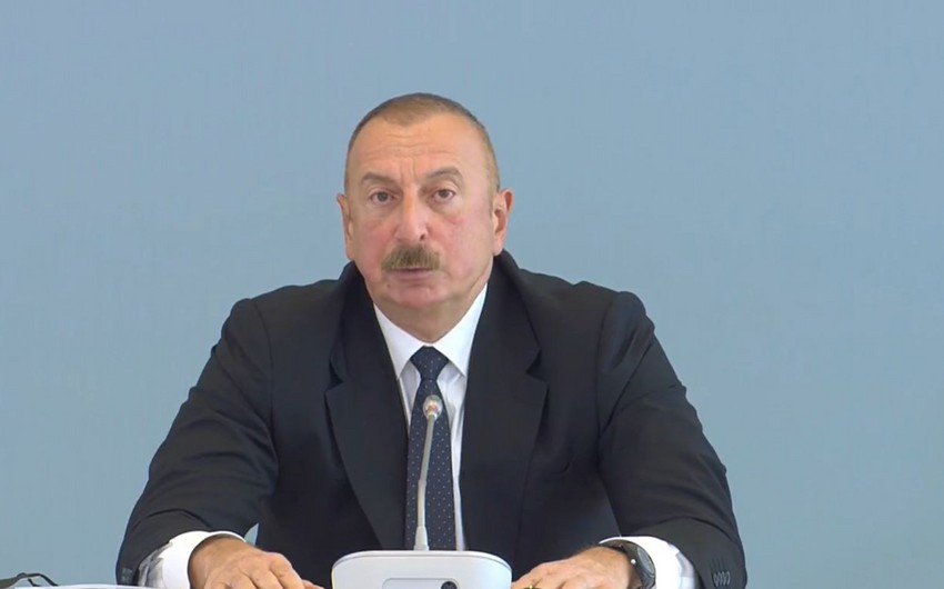 Prezident: “Erməni ordusu məhv edilib, o, mövcud deyil”