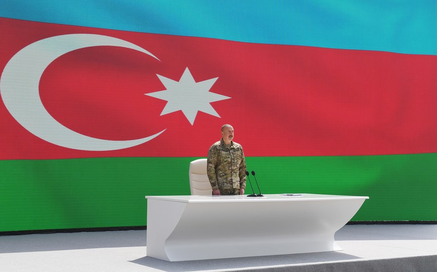 İlham Əliyev: “Türkiyənin dəstəyi bizə əlavə güc verdi”