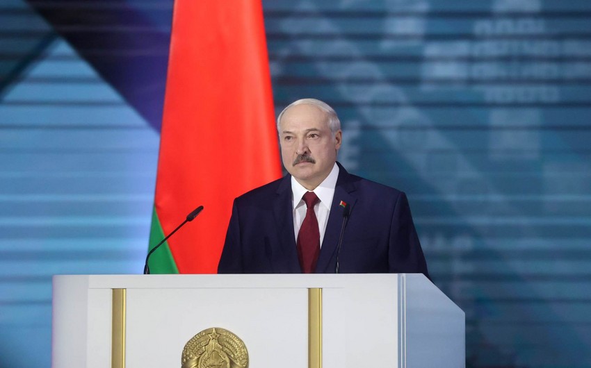 Aleksandr Lukaşenko Azərbaycana işgüzar səfərə gəlib