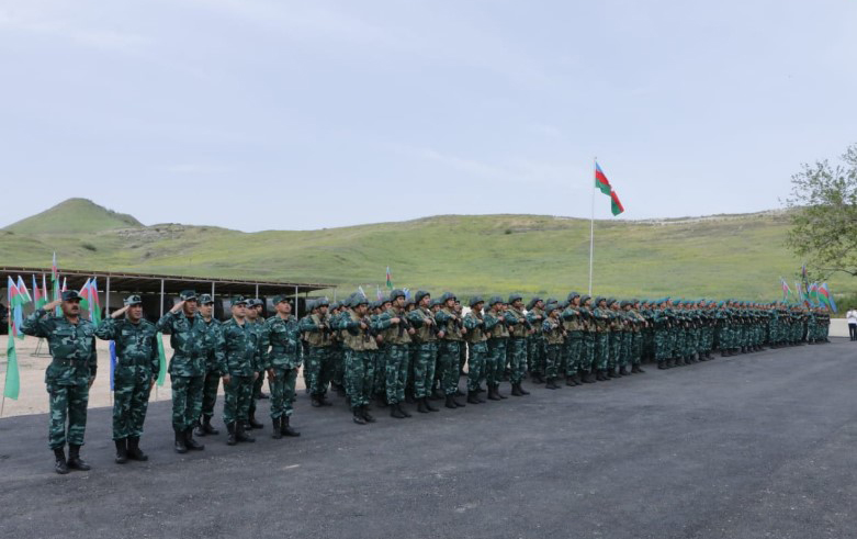 Ermənistanla sərhəddə yeni hərbi hissə fəaliyyətə başladı