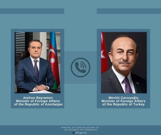 Ceyhun Bayramovla Çavuşoğlu Baydenin açıqlamasını müzakirə etdilər