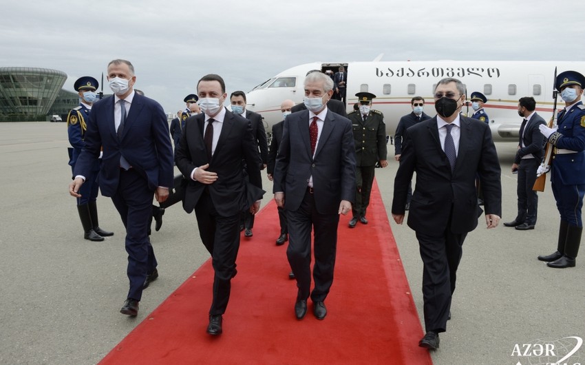 Gürcüstanın Baş naziri Azərbaycana səfərə gəlib