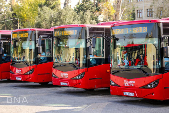 Sabah avtobuslar işləyəcək - RƏSMİ