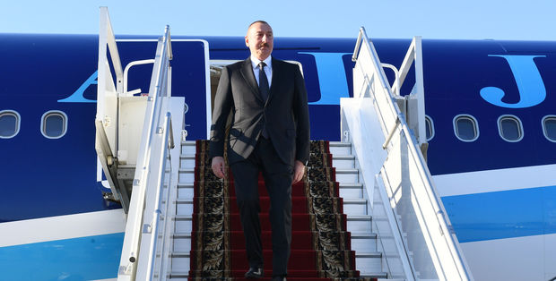 İlham Əliyev Naxçıvan Muxtar Respublikasında səfərdədir