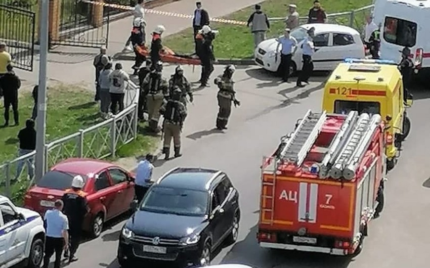 Kazanda məktəbə silahlı hücum: Müəllim və 6 şagird öldürüldü