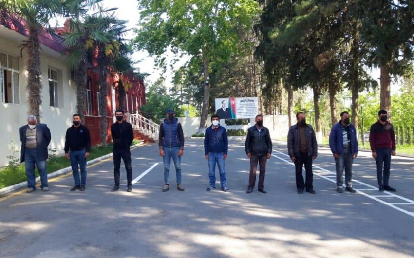 İşğaldan azad olunmuş ərazilərə keçməyə cəhd göstərən 9 nəfər saxlanıldı